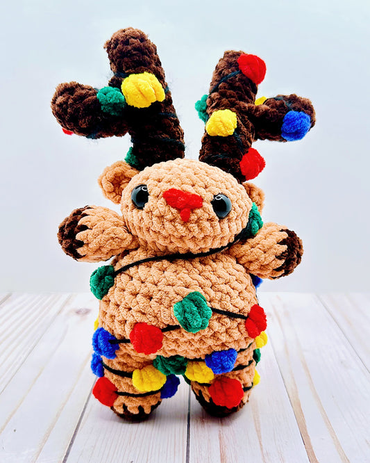 Handmade Crochet Sparkle the Reindeer