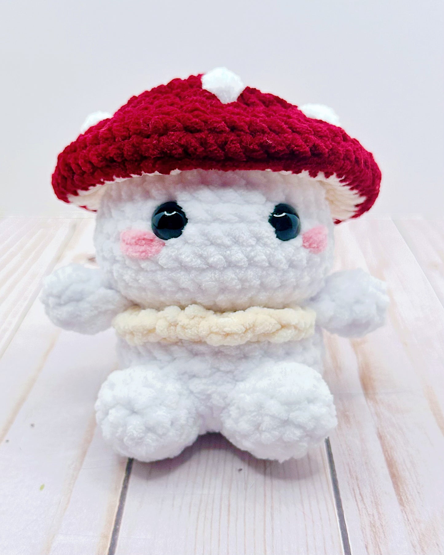 Handmade Crochet Mushroom Boy
