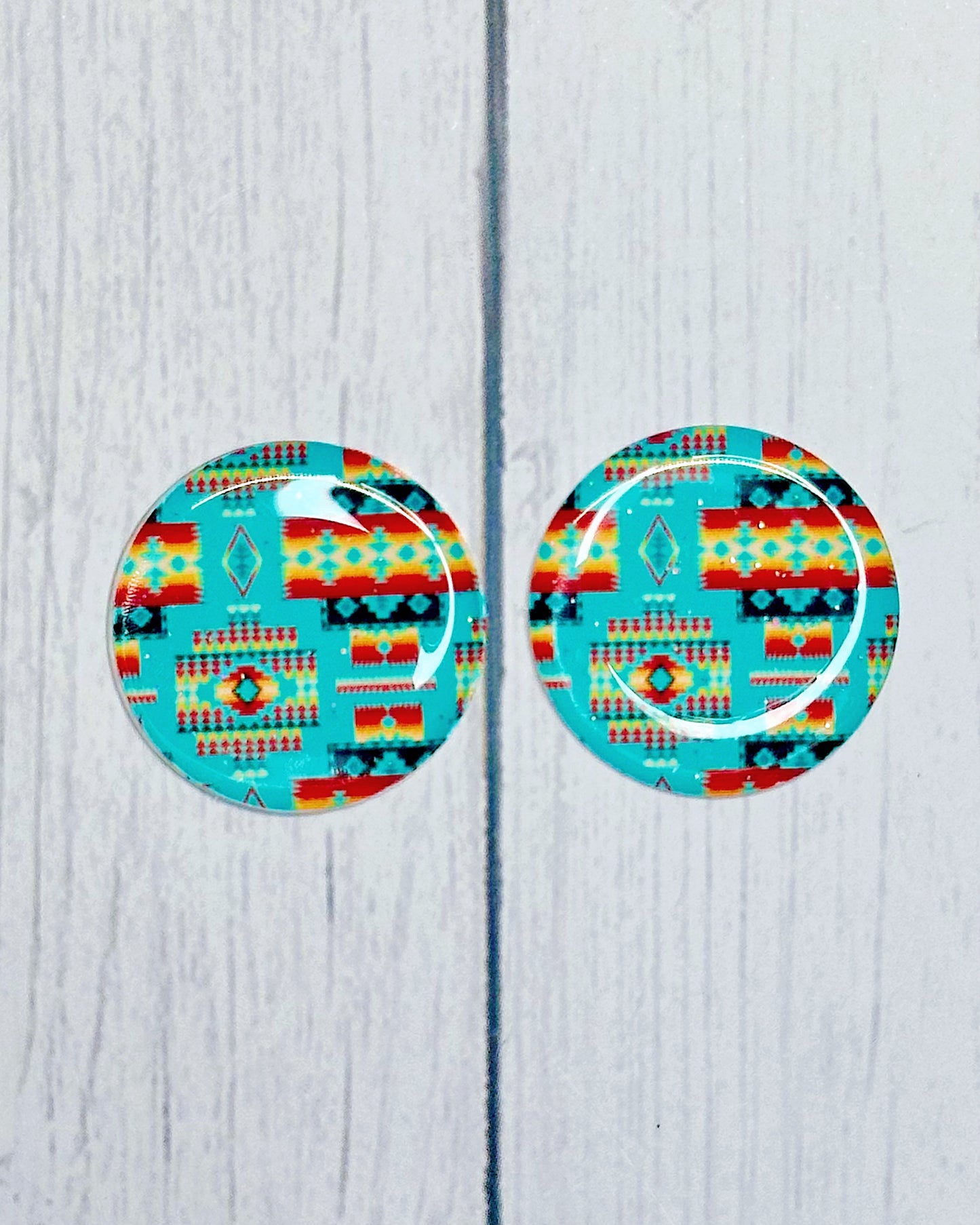 Native Pattern 1" Round Cabs