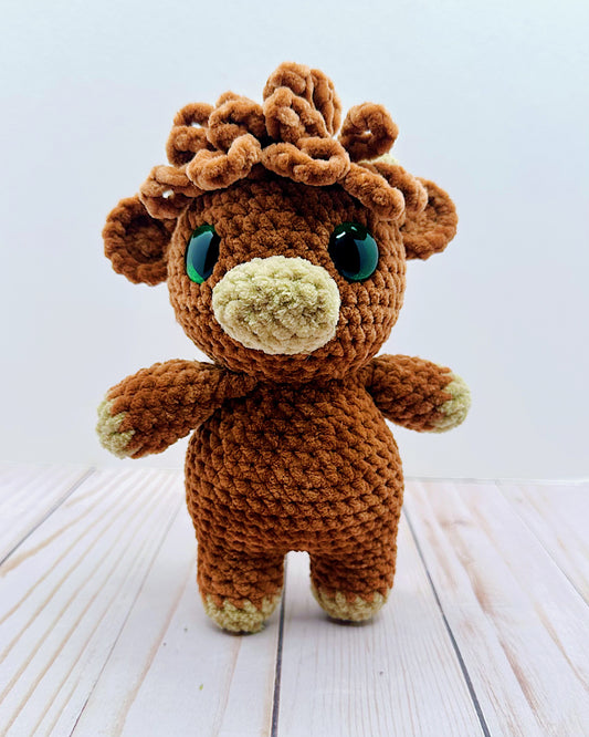 Handmade Crochet Highland Cow