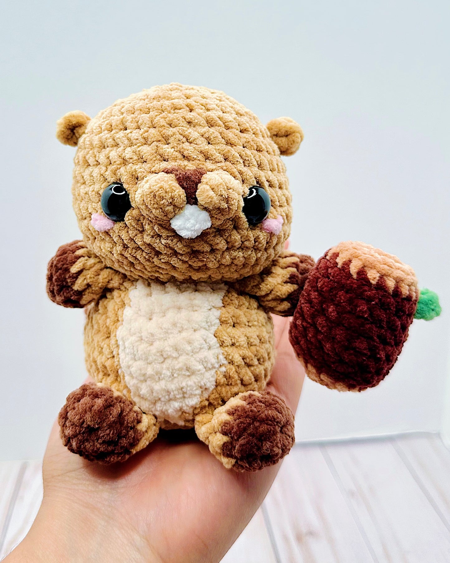 Handmade Crochet Beaver