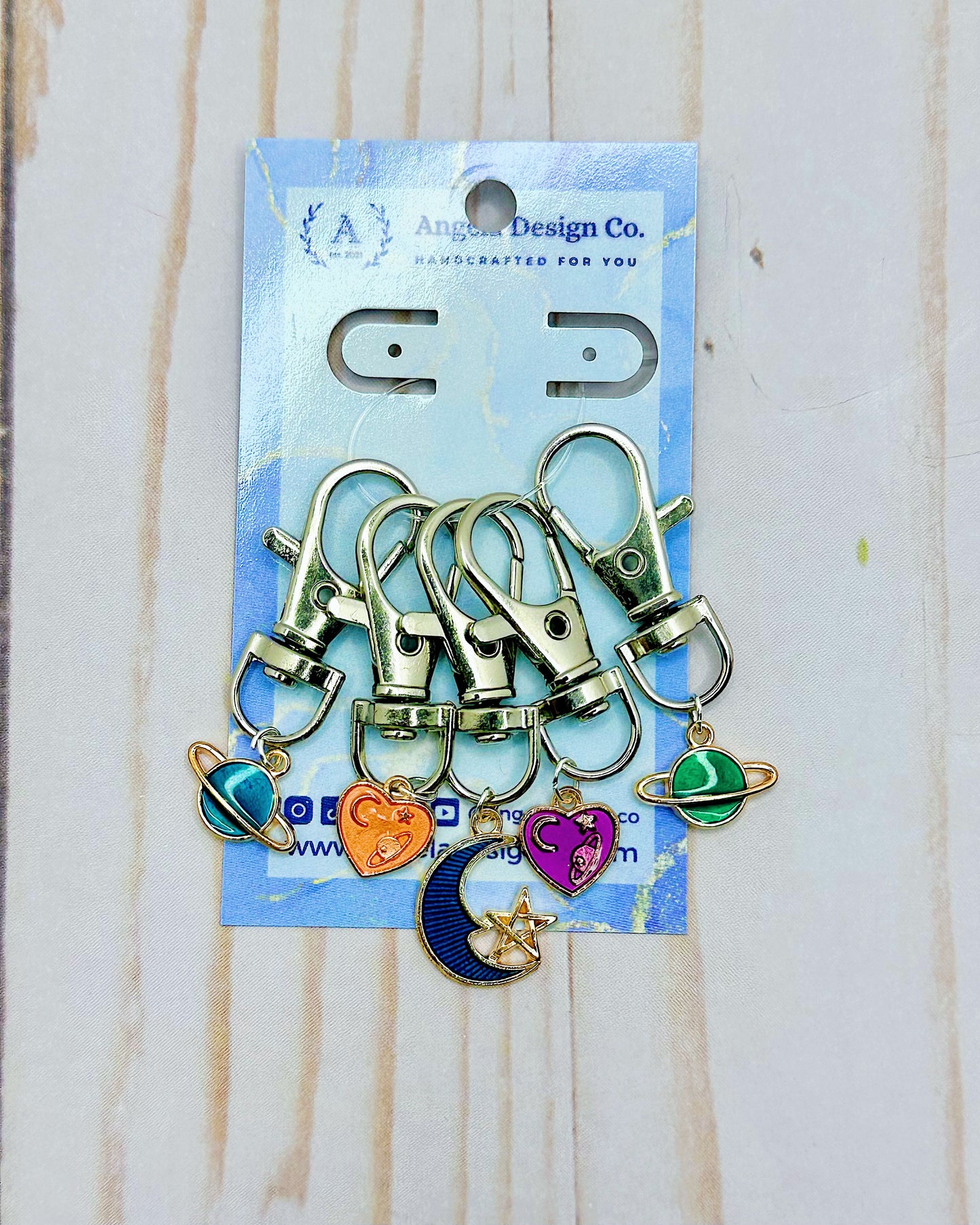 Stitch Markers - Set of 5 (Multiple Options)