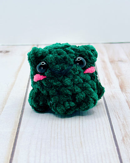 Mini Handmade Crochet Frog - Multiple Colors