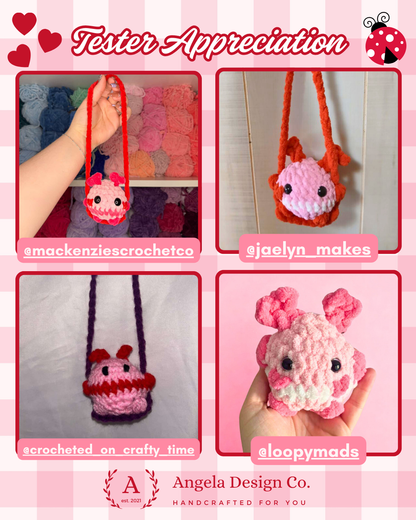 DIGITAL DOWNLOAD – Crochet Swinging Love Bug Pattern