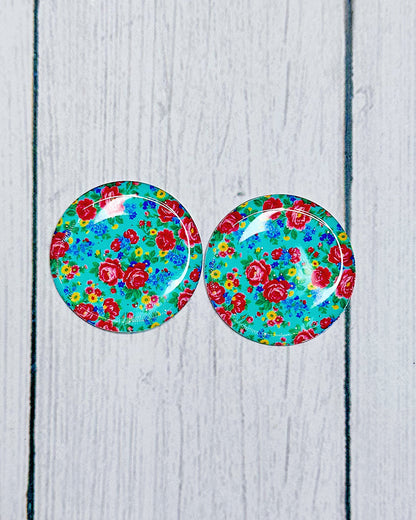 Kokum Scarf Pattern 1" Round Cabs