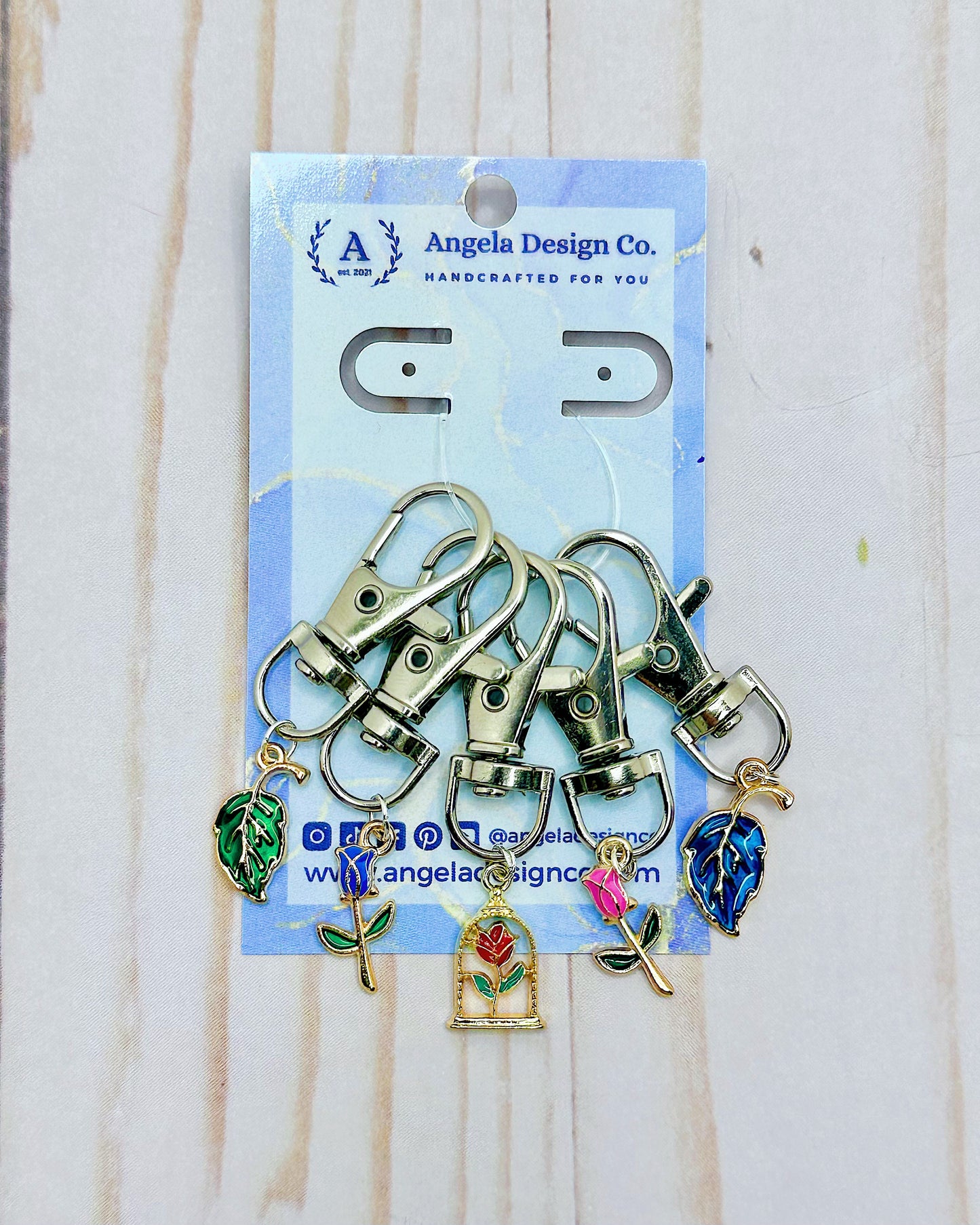 Stitch Markers - Set of 5 (Multiple Options)