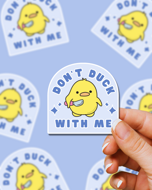 Feisty Duck Sticker