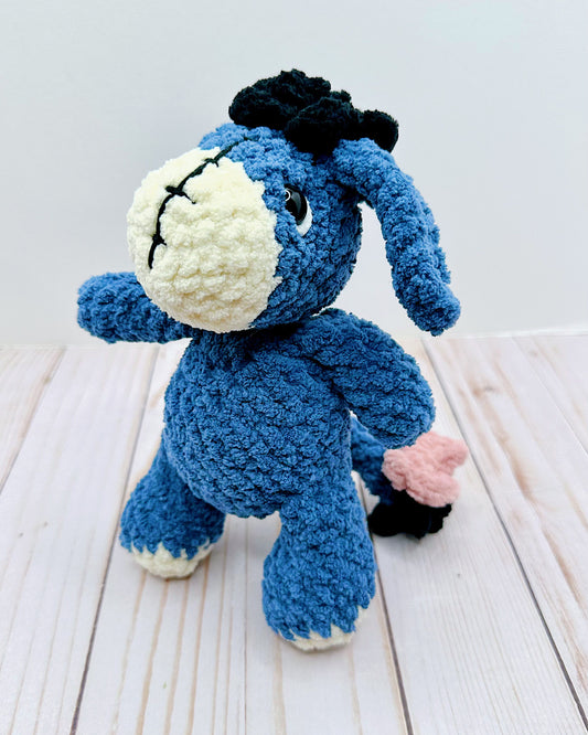 Handmade Crochet Sad Donkey