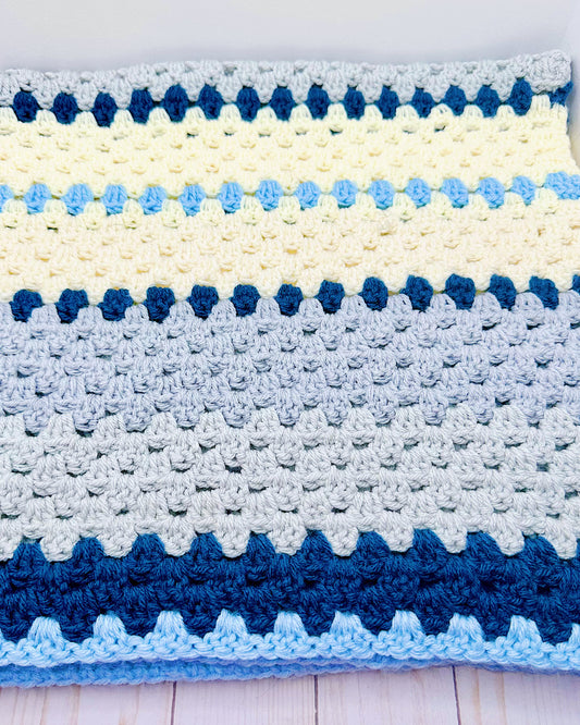 Blue Hues Baby Blanket