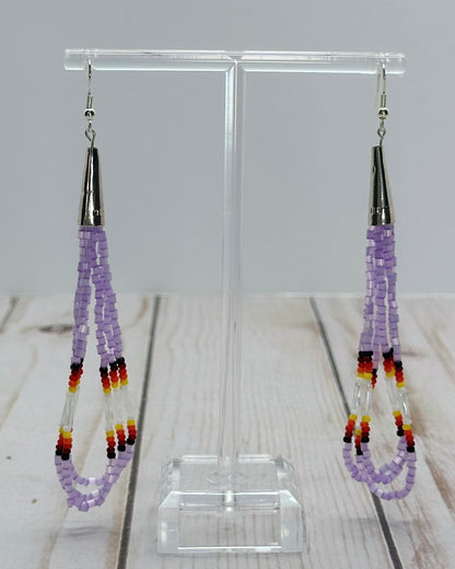 Purple Fire Color Dangles