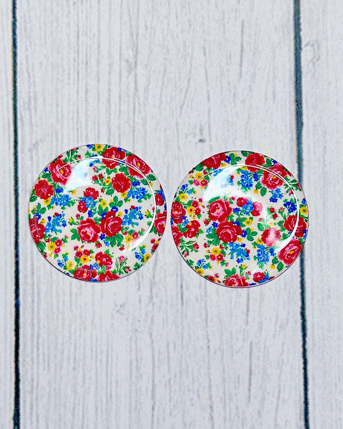 Kokum Scarf Pattern 1" Round Cabs