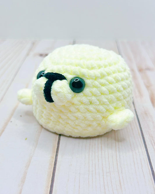 Handmade Crochet Reversible Seal & Whale