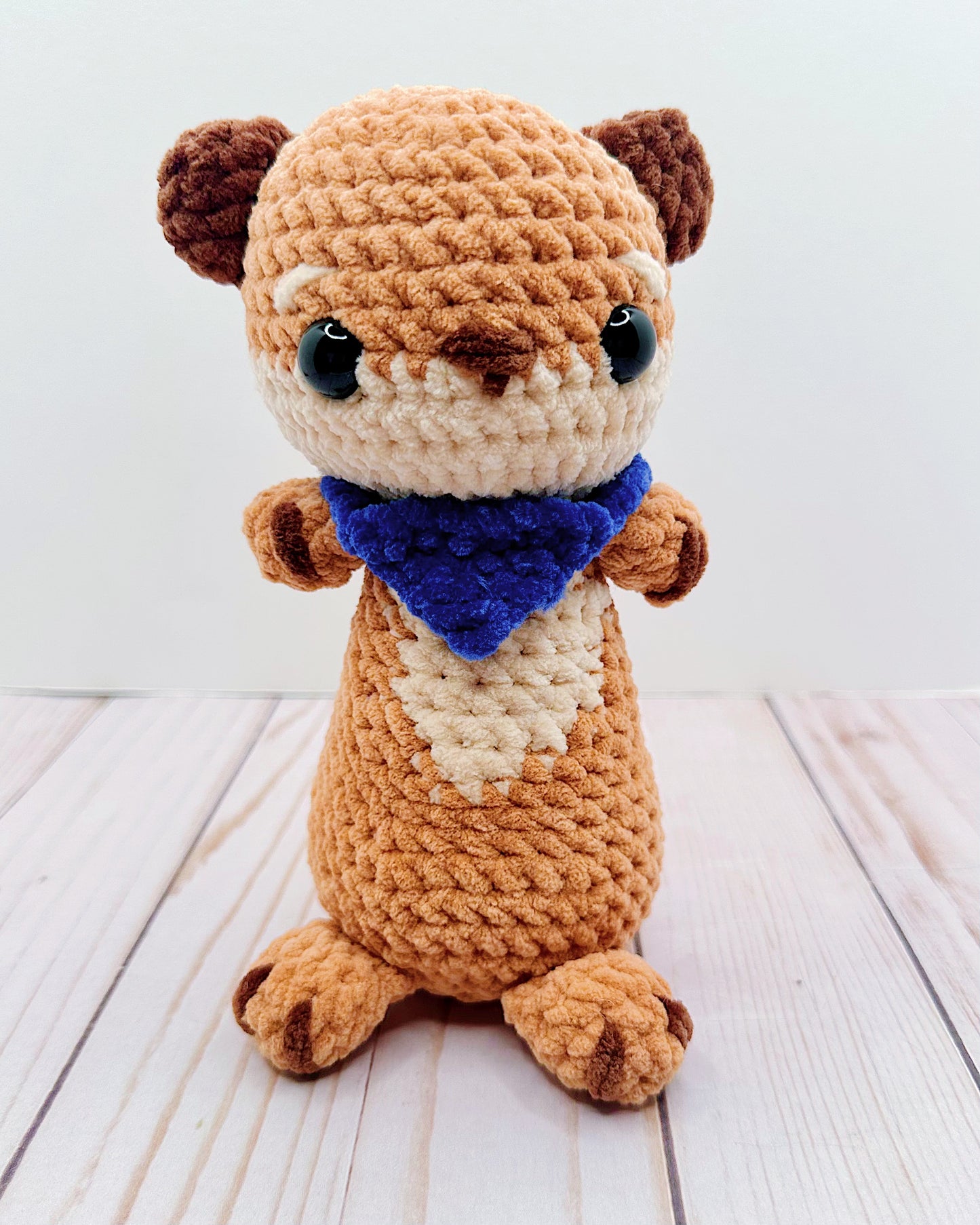 Handmade Crochet Cowboy Meerkat