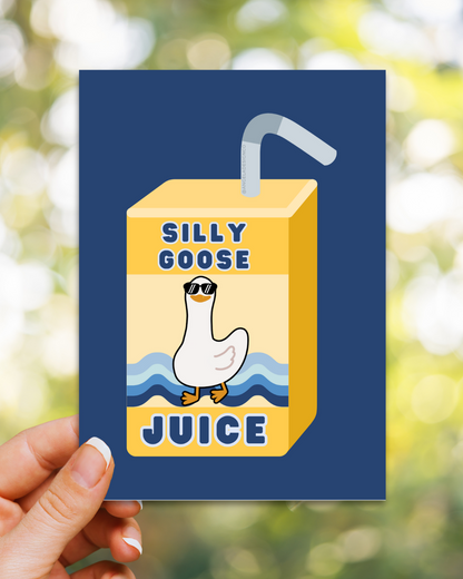 Silly Goose Juice Art Print