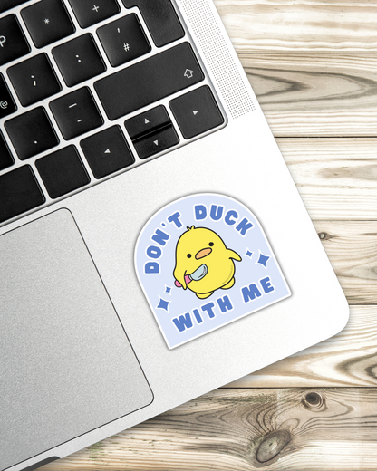 Feisty Duck Sticker