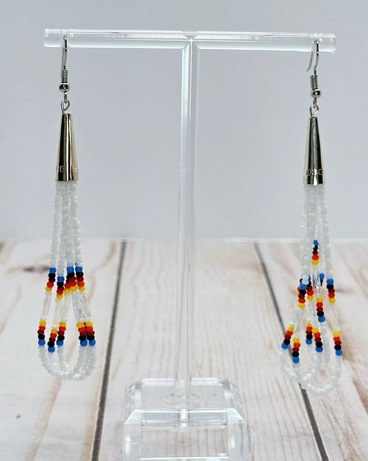 White Fire Color Dangles