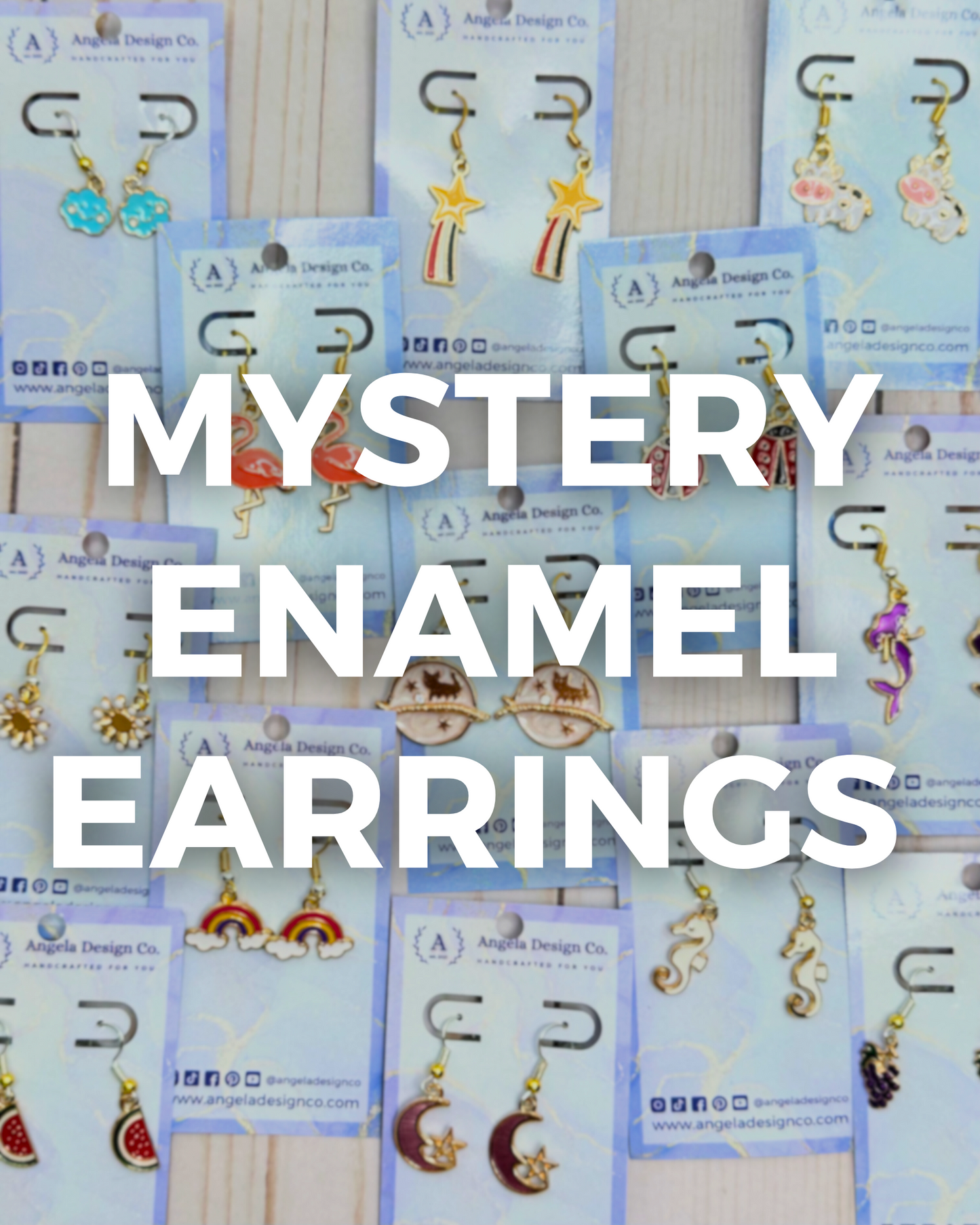 Mystery Enamel Earrings