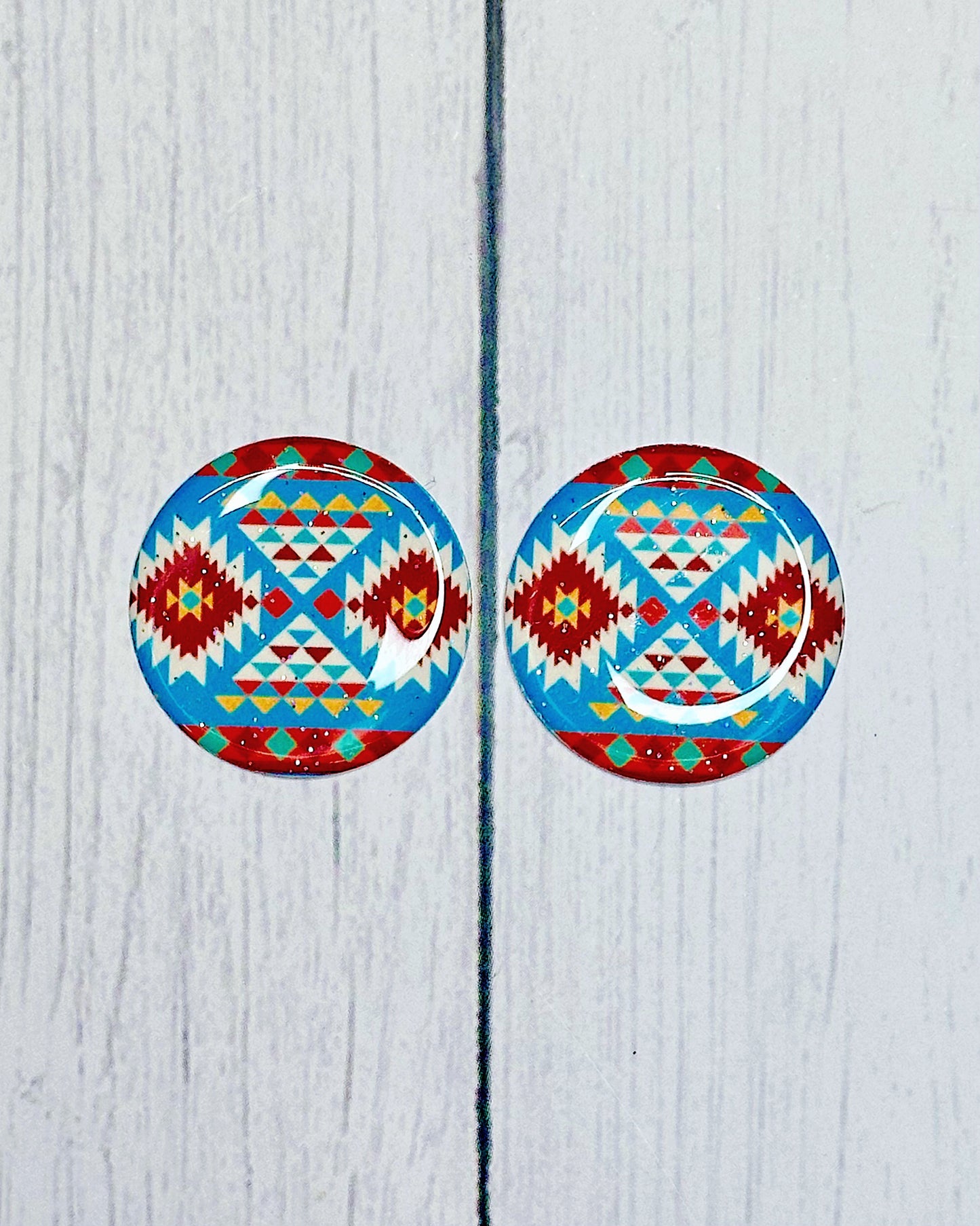 Native Pattern 1" Round Cabs