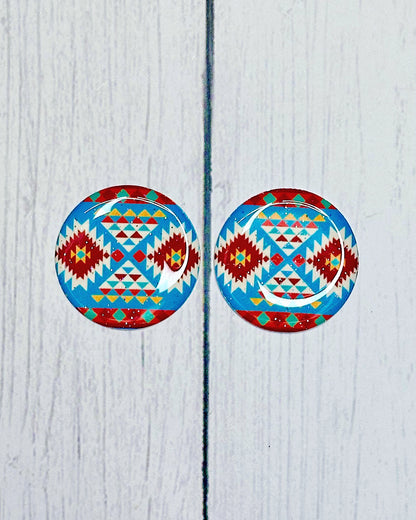 Native Pattern 1" Round Cabs