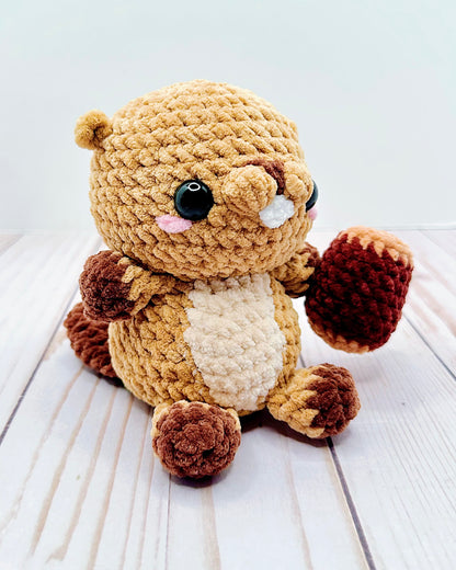 Handmade Crochet Beaver
