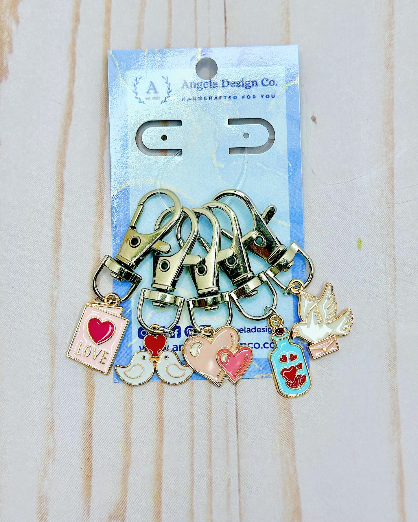 Stitch Markers - Set of 5 (Multiple Options)
