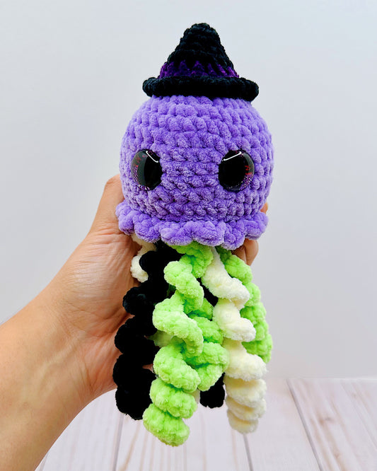 Handmade Crochet Spooky Jellyfish