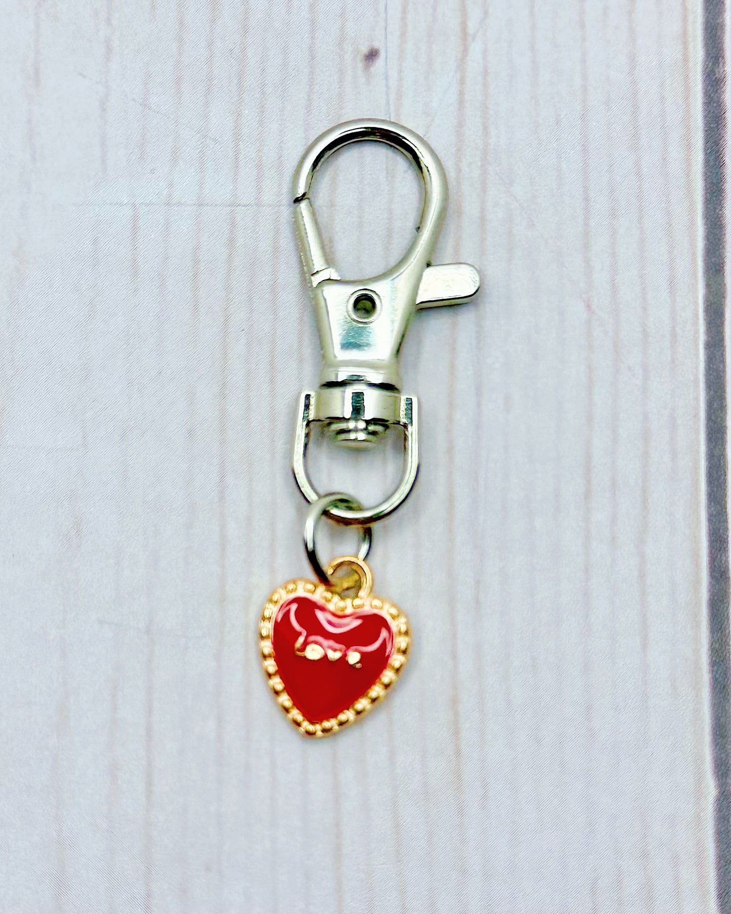 Valentines Stitch Markers - Set of 5