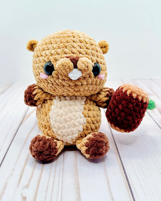 Handmade Crochet Beaver