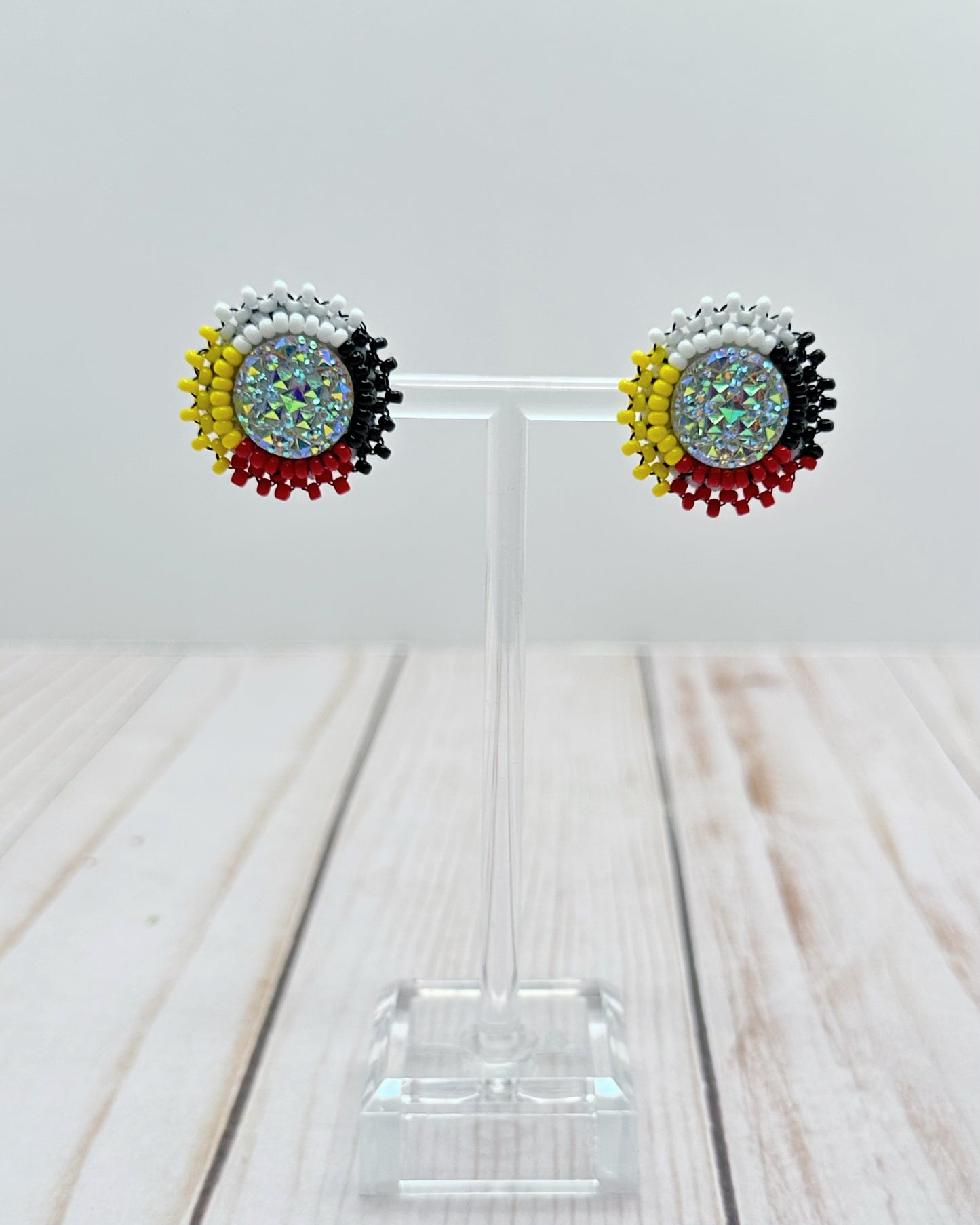 Medicine Wheel Stud Earrings