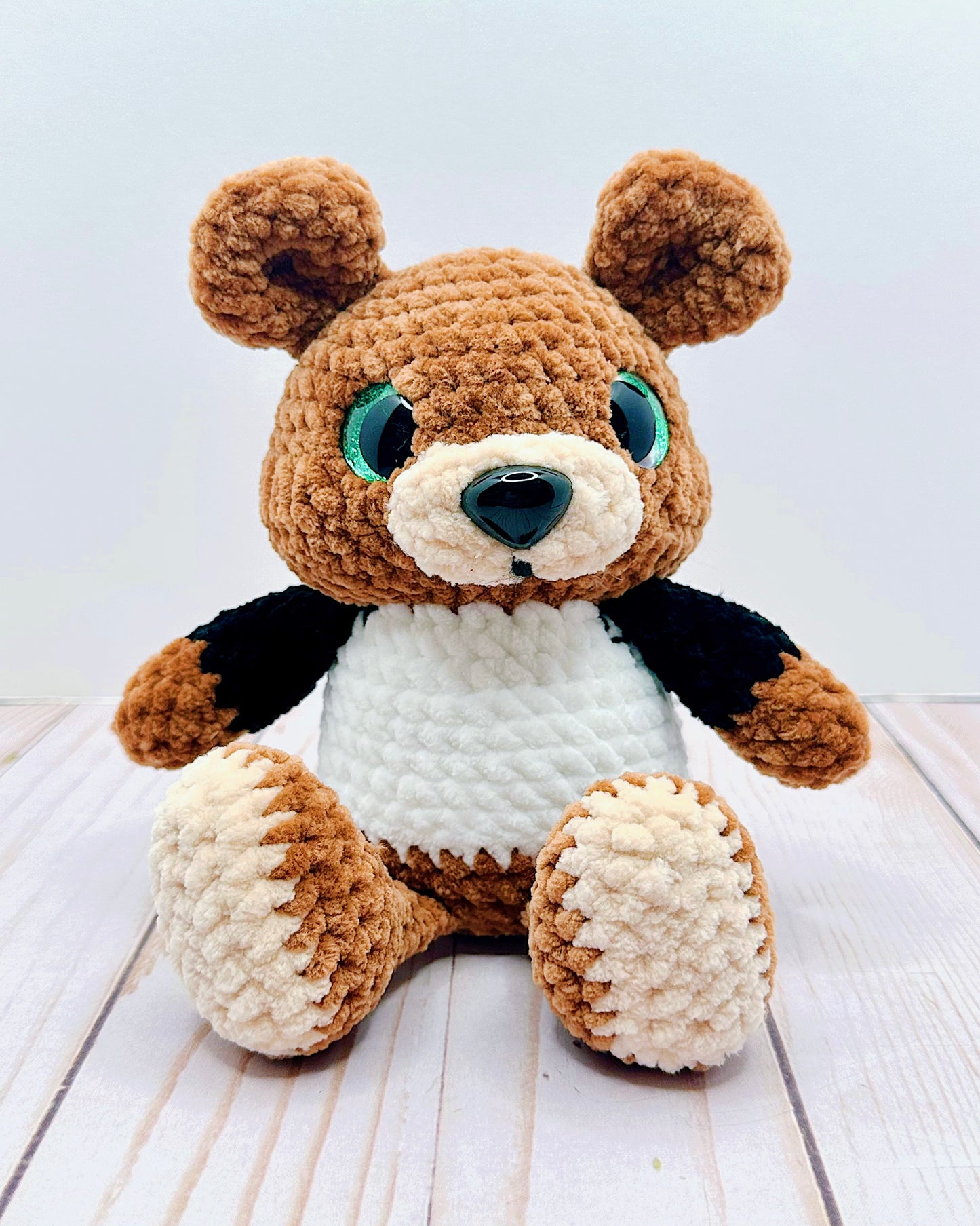 Handmade Crochet Emo Bear