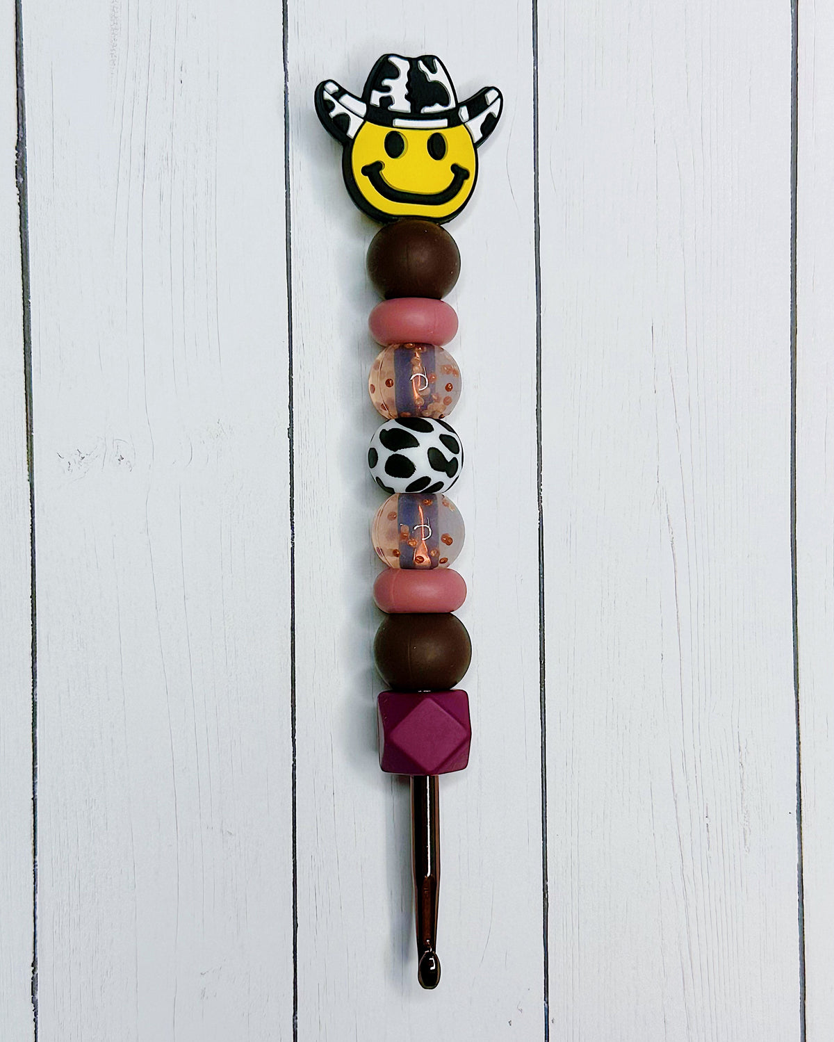 Beaded Aluminum Crochet Hook [Multiple Options]