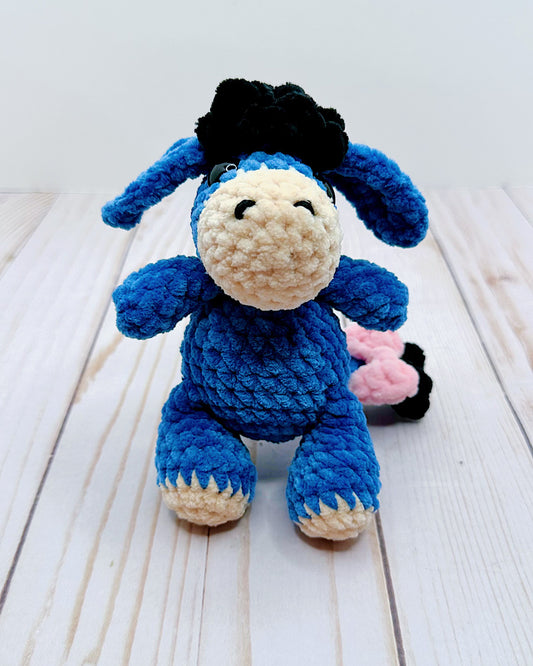 Handmade Crochet Sad Donkey
