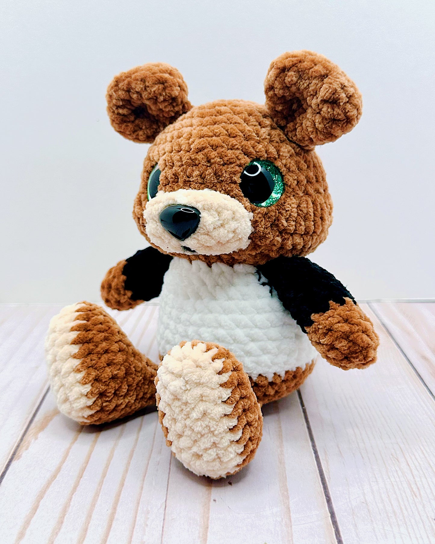Handmade Crochet Emo Bear