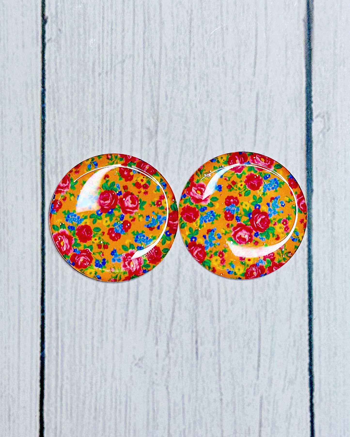 Kokum Scarf Pattern 1" Round Cabs