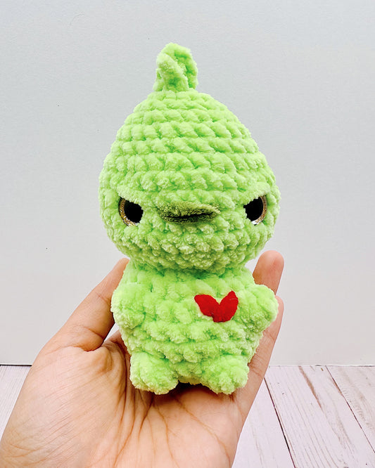 Handmade Crochet Baby Meanie Greenie