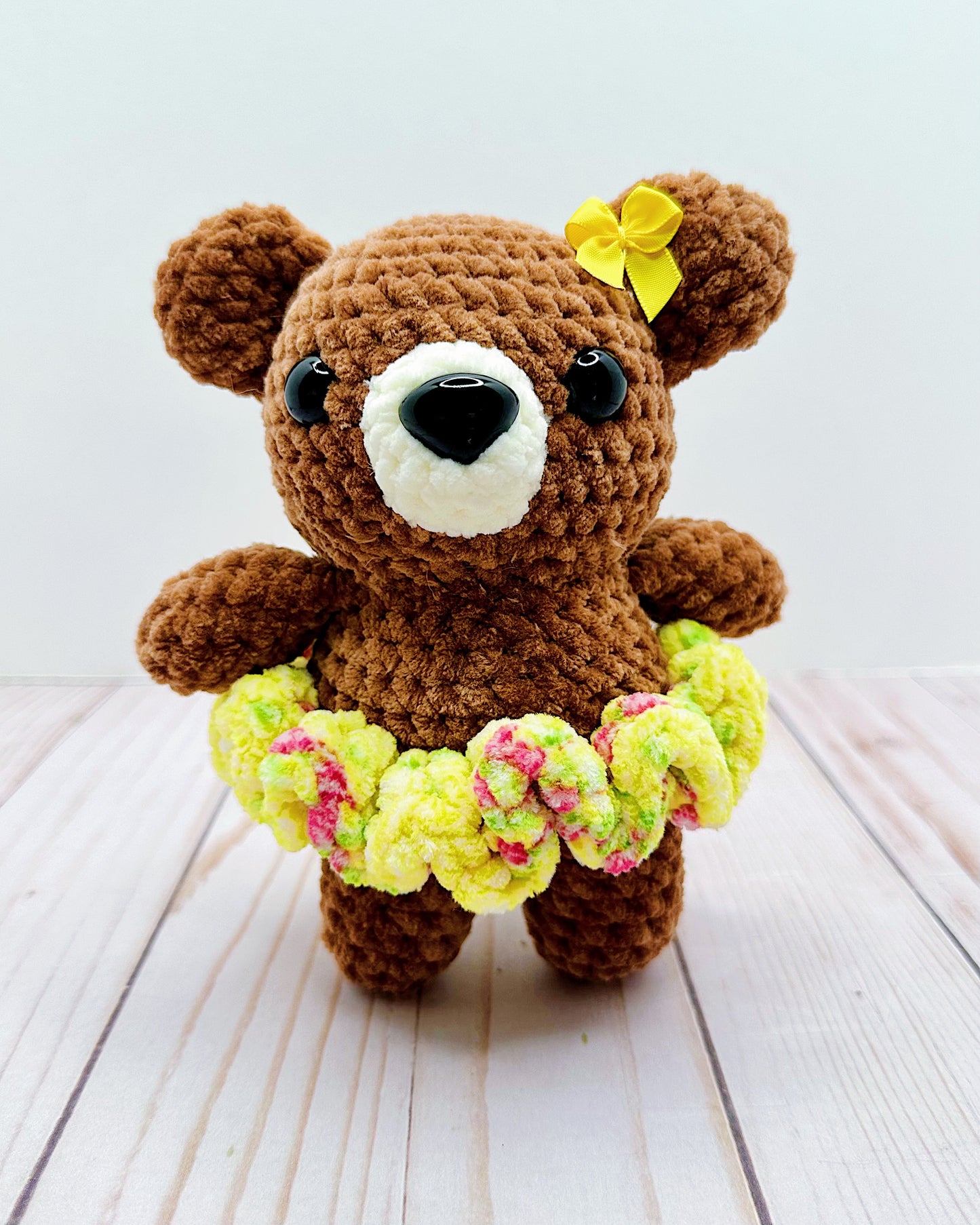 Handmade Crochet Bear in Tutu