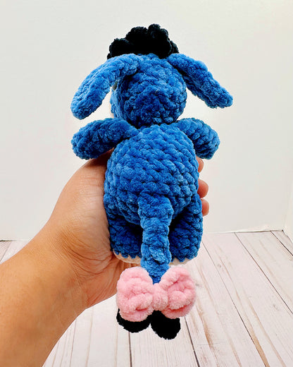 Handmade Crochet Sad Donkey