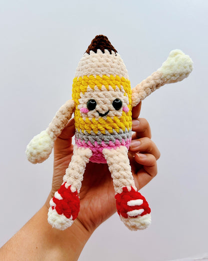 Handmade Crochet Pencil Buddy