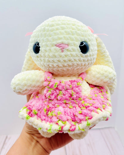 Handmade Crochet Coquette Bunny