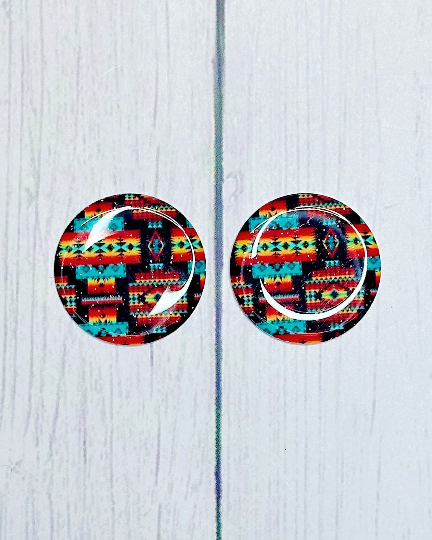Native Pattern 1" Round Cabs