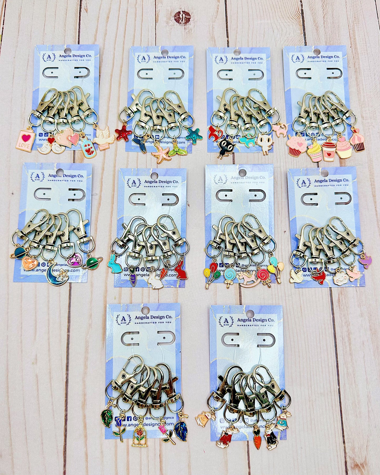 Stitch Markers - Set of 5 (Multiple Options)