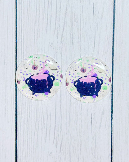 Halloween Mix 1" Round Cabs