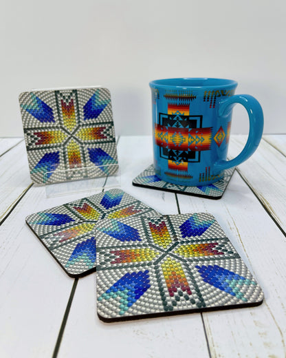 Native Design Coasters - Cork