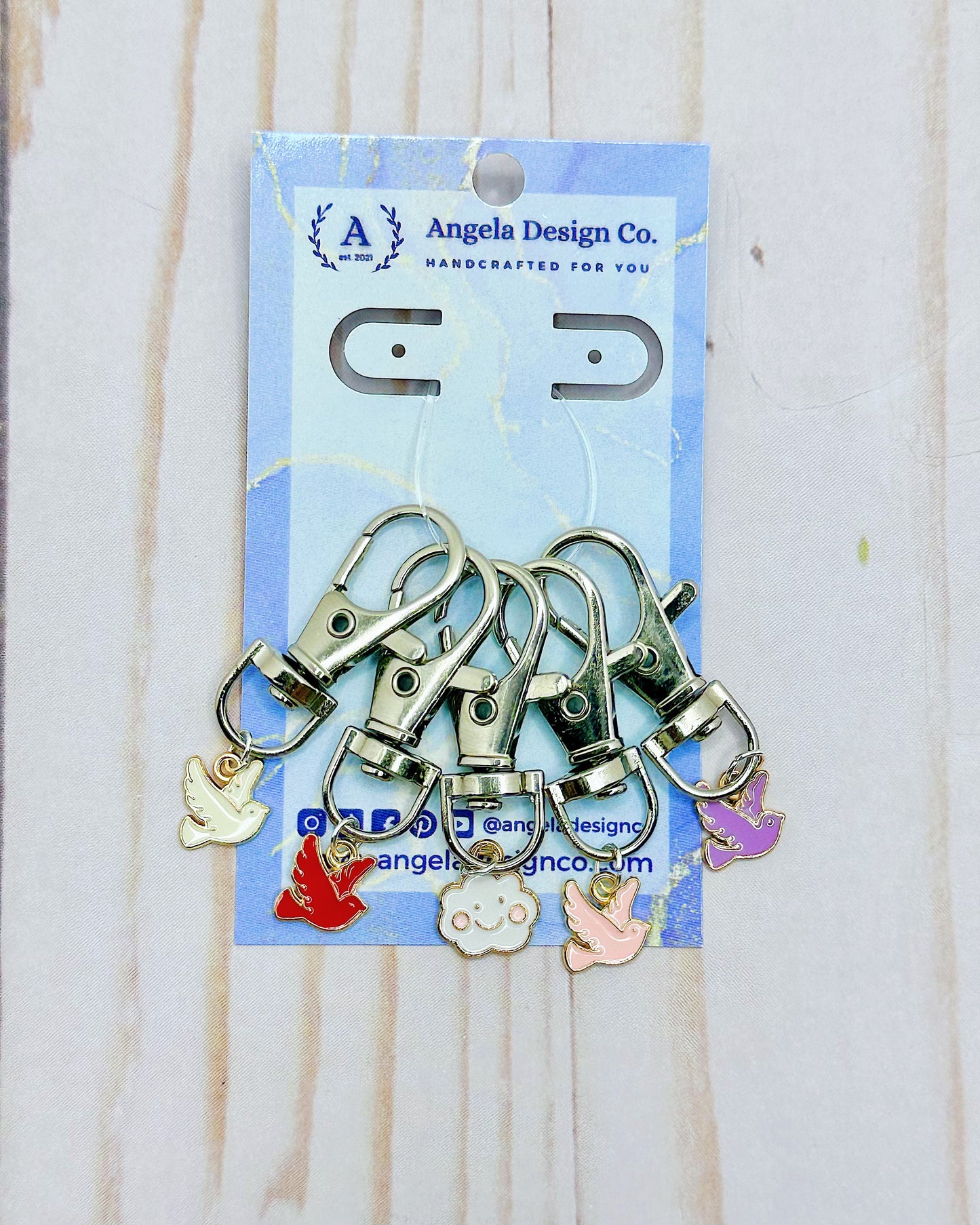 Stitch Markers - Set of 5 (Multiple Options)