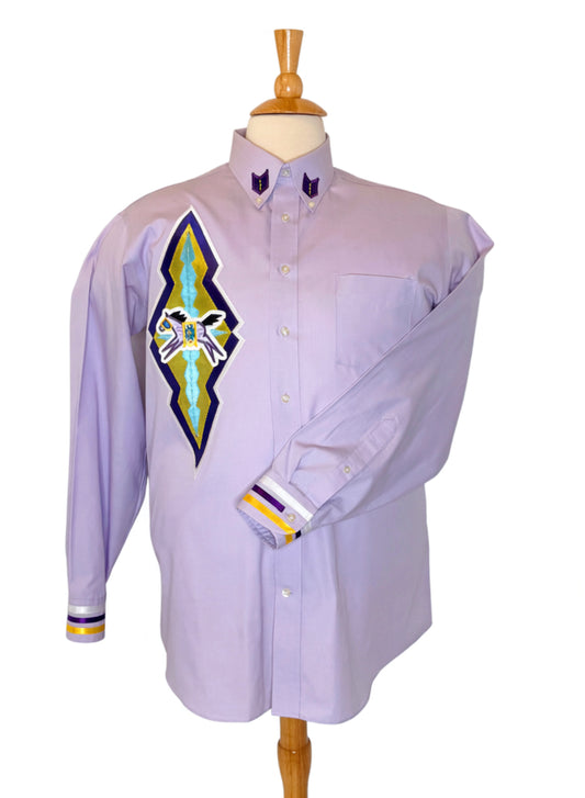 Purple Horse Ribbon Shirt - XL