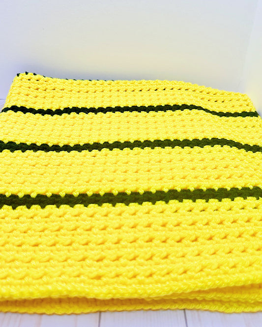 Bumble Bee Baby Blanket Set