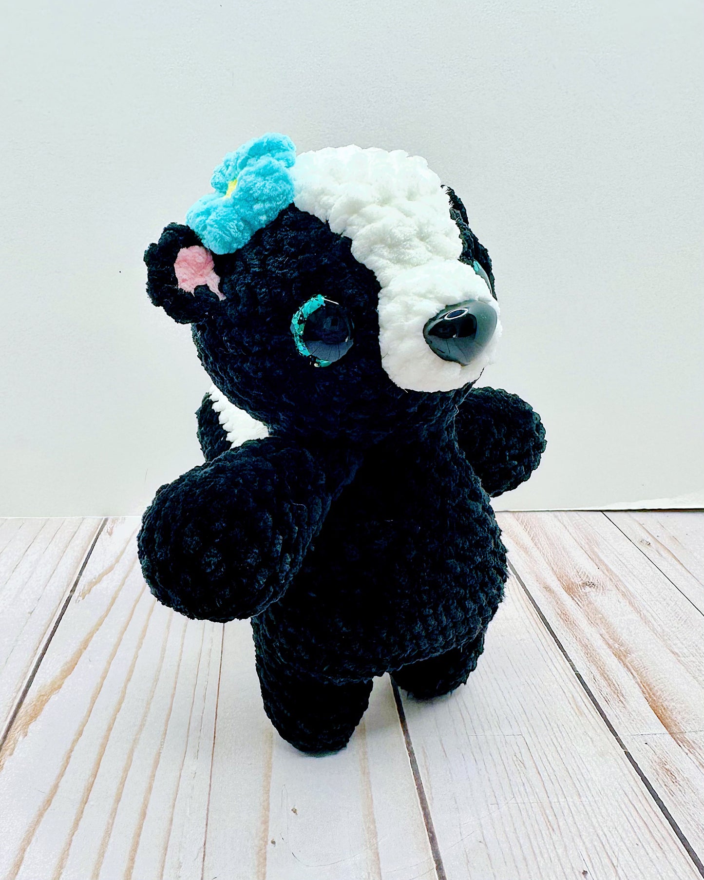 Handmade Crochet Skunk