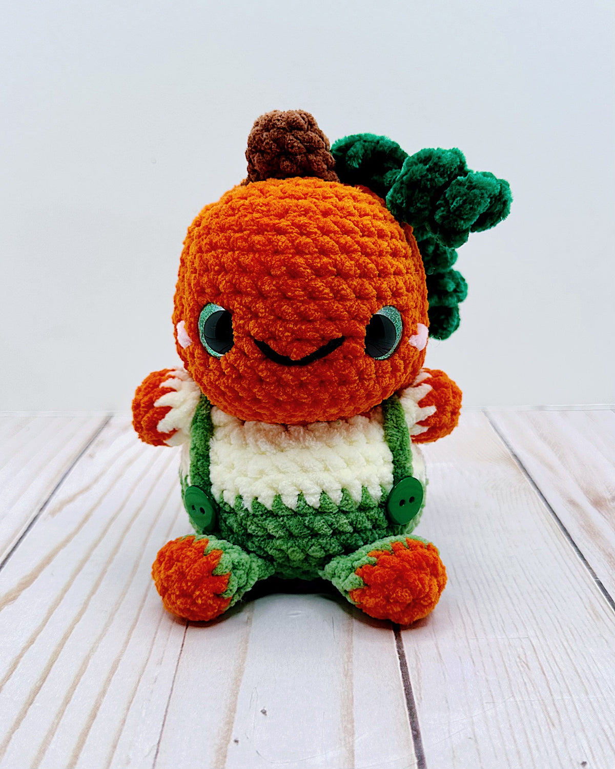 Handmade Crochet Pumpkin Boy