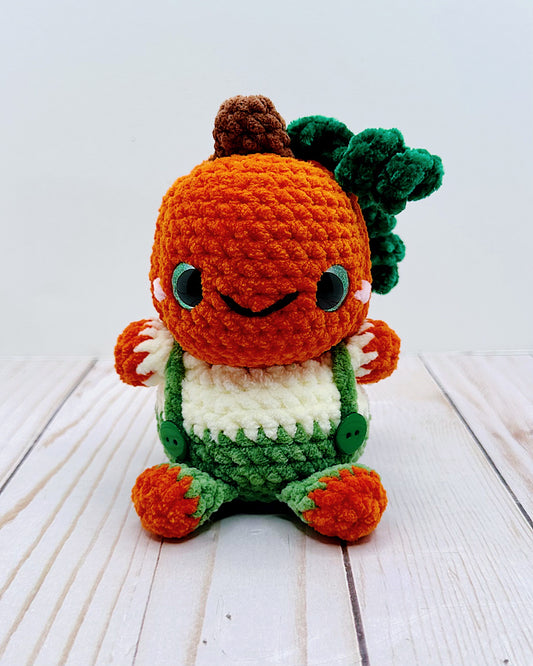 Handmade Crochet Pumpkin Boy