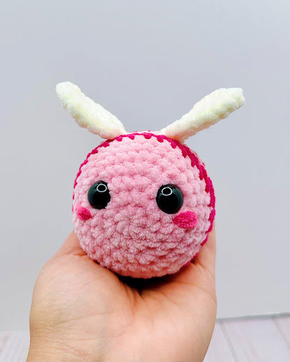 Handmade Crochet Pink Love Bee (Regular)